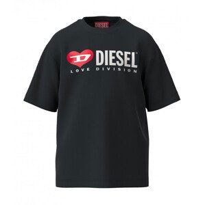 Tričko diesel tovez over t-shirt černá 16y