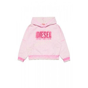 Mikina diesel squingy sweat-shirt růžová 10y