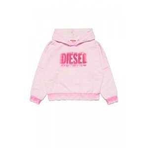 Mikina diesel squingy sweat-shirt růžová 4y