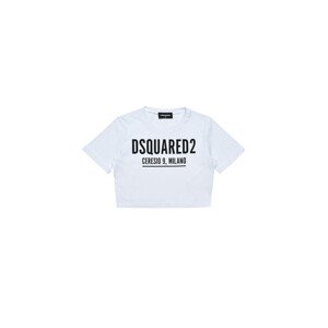 Tričko dsquared  t-shirt bílá 10y