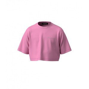 Tričko dsquared  easy tee cropped t-shirts růžová 12y