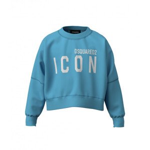 Mikina dsquared  over-icon sweat-shirt červená 8y