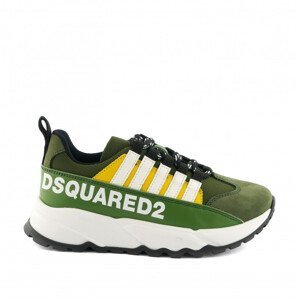 Tenisky dsquared2 run sneakers maxi logo print zelená 32