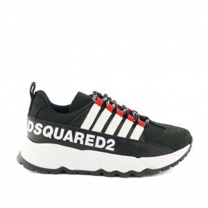 Tenisky dsquared2 run sneakers maxi logo print černá 32