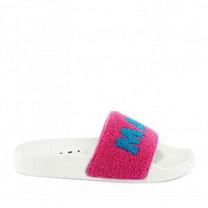 Pantofle marni terrycloth maxi logo sandals růžová 33