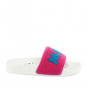 Pantofle marni terrycloth maxi logo sandals růžová 37