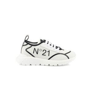 Tenisky no21 logo print gymnic sneakers bílá 32