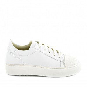 Tenisky mm6 calfskin sneakers logoed insert on toe bílá 36