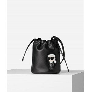 Kabelka karl lagerfeld k/ikonik 2.0 leather sm bucket černá none