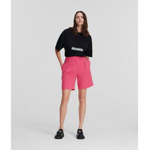 Šortky karl lagerfeld tailored shorts růžová 40