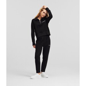 Tepláky karl lagerfeld karl signature sweatpants černá s