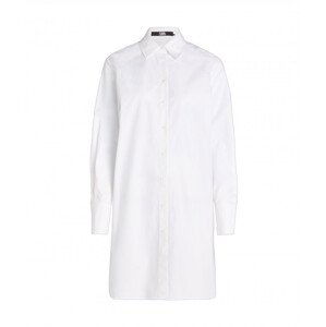 Košile karl lagerfeld signature tunic shirt bílá 40