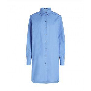 Košile karl lagerfeld signature tunic shirt modrá 38
