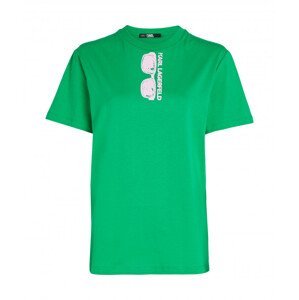 Tričko karl lagerfeld fun relaxed t-shirt zelená xs