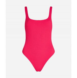 Plavky karl lagerfeld karl dna c/o side swimsuit růžová xs