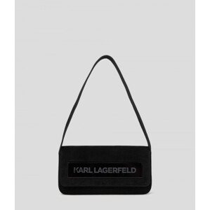 Kabelka karl lagerfeld k/essential k md flap shb sued černá none