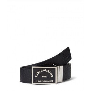 Opasek karl lagerfeld rsg reversible belt černá s