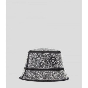 Klobouk karl lagerfeld huns pick studs bucket černá none