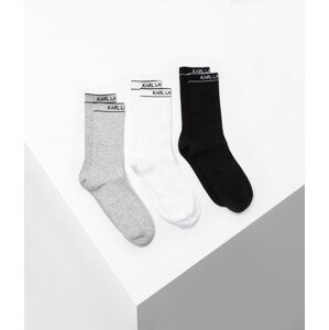 Ponožky karl lagerfeld k/essential mid socks 3p různobarevná 39/42