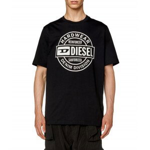 Tričko diesel t-just-l21 t-shirt černá xl