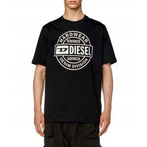 Tričko diesel t-just-l21 t-shirt černá xxxl
