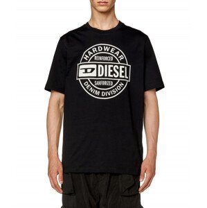 Tričko diesel t-just-l21 t-shirt černá s