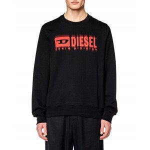 Mikina diesel s-ginn-l8 sweat-shirt černá l