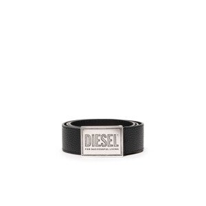 Opasek diesel logo b-grain ii belt černá 90