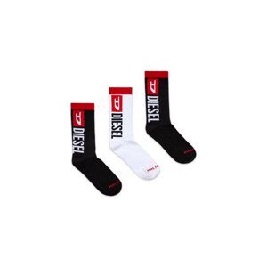 Ponožky 3-pack diesel skm-ray-threepack socks černá l