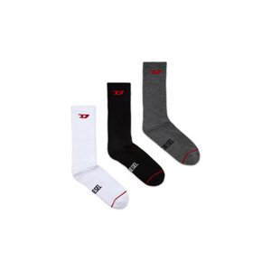 Ponožky 3-pack diesel skm-ray-threepack socks šedá m