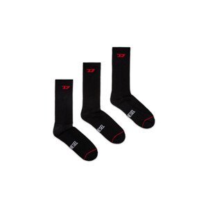 Ponožky 3-pack diesel skm-ray-threepack socks černá s