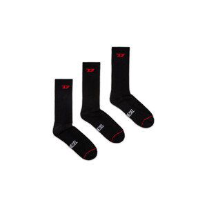 Ponožky 3-pack diesel skm-ray-threepack socks černá m