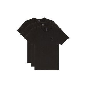 Tričko diesel umtee-jake 3-pack t-shirt černá xs