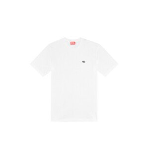 Tričko diesel t-just-doval-pj t-shirt bílá xs