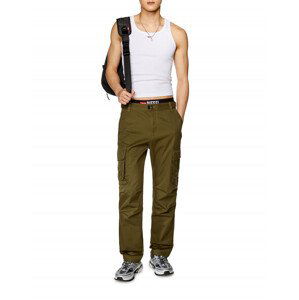 Kalhoty diesel p-argym trousers zelená 52