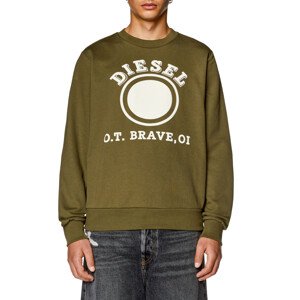 Mikina diesel s-ginn-k35 sweat-shirt zelená m