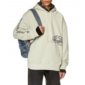 Mikina diesel s-macs-hood-l1 sweat-shirt zelená l