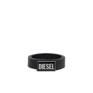 Opasek diesel diesel logo b-glossy belt černá 80