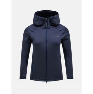 Mikina peak performance w chill light zip hood modrá l