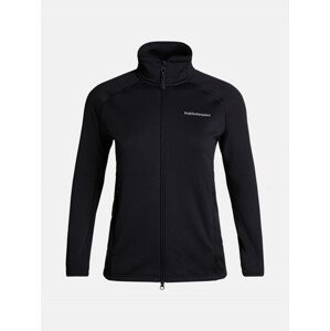 Mikina peak performance w chill light zip jacket černá s
