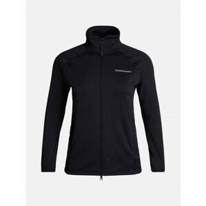 Mikina peak performance w chill light zip jacket černá m