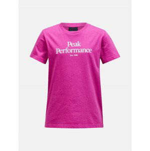 Tričko peak performance jr original tee růžová 140