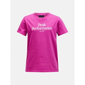 Tričko peak performance jr original tee růžová 160