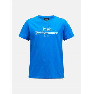 Tričko peak performance jr original tee modrá 130