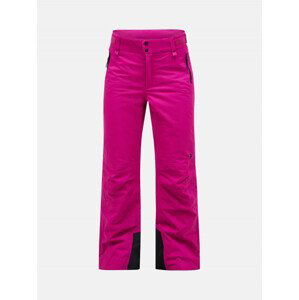 Kalhoty peak performance jr maroon pants růžová 160