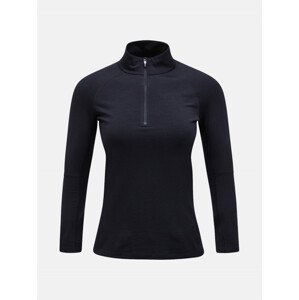 Termo prádlo peak performance w magic half zip černá xs