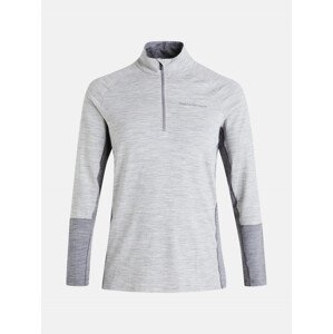 Termo prádlo peak performance m magic half zip šedá l