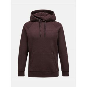 Mikina peak performance m original small logo hood fialová m