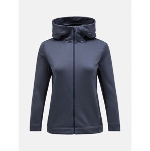 Mikina peak performance w rider tech zip hood modrá s