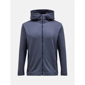 Mikina peak performance m rider tech zip hood modrá xl